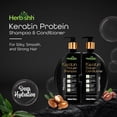 thumbnail image 2 of Herbishh Keratin Shampoo and Conditioner Set – 2 x 450ml Duo for Men & Women – Sulfate-Free, Hydrating & Strengthening for Dry, Damaged, or Color-Treated Hair – Argan Oil, Jojoba & Collagen, 2 of 7