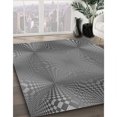 thumbnail image 3 of Ahgly Company Machine Washable Indoor Rectangle Transitional Grey Gray Area Rugs, 6' x 9', 3 of 7