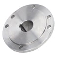 thumbnail image 4 of 125mm Lathe Flange, 6 Holes Flange Coupling Connector Chuck Flange Rigid Guide Model Coupler Accessory With Threaded Hole For K11-125 K12-125 K72-125 Furniture Shelving Decoration, 4 of 8