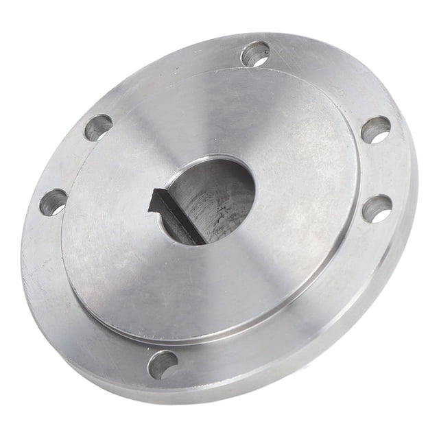 125mm Lathe Flange, 6 Holes Flange Coupling Connector Chuck Flange Rigid Guide Model Coupler Accessory with Threaded Hole for K11-125 K12-125 K72-125 Furniture Shelving Decoration