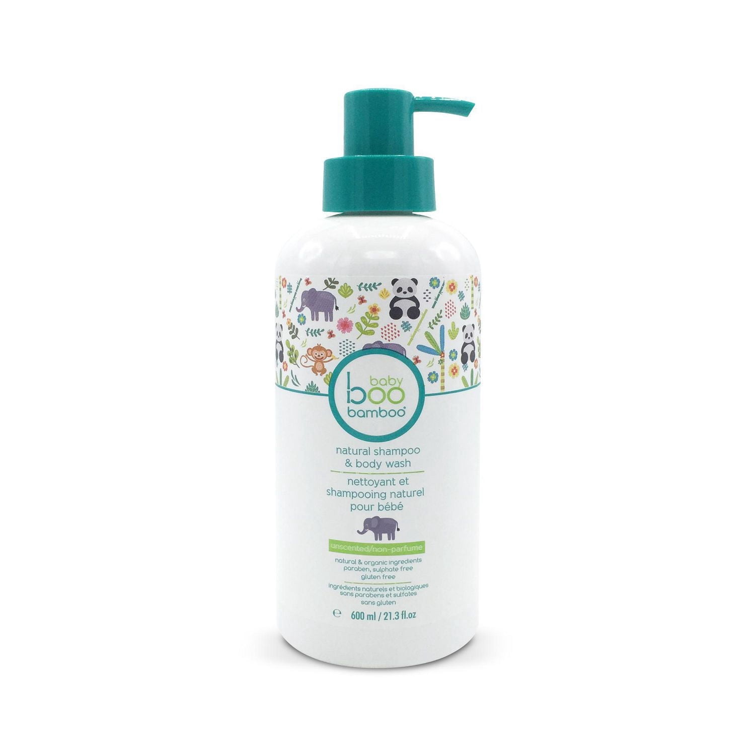 Baby Boo Bamboo Ensemble de Nettoyant et de Lotion Tout Naturel Sans Parfum + Cadeau Boni – Lingettes de Voyage