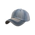 thumbnail image 1 of Top Headwear Washed Plain Baseball Cap - Light Denim, 1 of 2