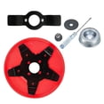 thumbnail image 3 of Mower Head Brush Cutter Tool Weeder Plate Replacement Excavating Polishing Weeding Eater Blade Mower Blade for Mowing Head Tool Grass Blade Small and B, 3 of 10