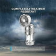 thumbnail image 3 of FloHua Solar Camping Lantern with Fan,Emergency Flashlight Charging for Phone,USB Rechargeable Portable LED Lanterns Camping Fans Camping Gear Portable Collapsible Rechargeable Camping Lamp W/ Fan, 3 of 9