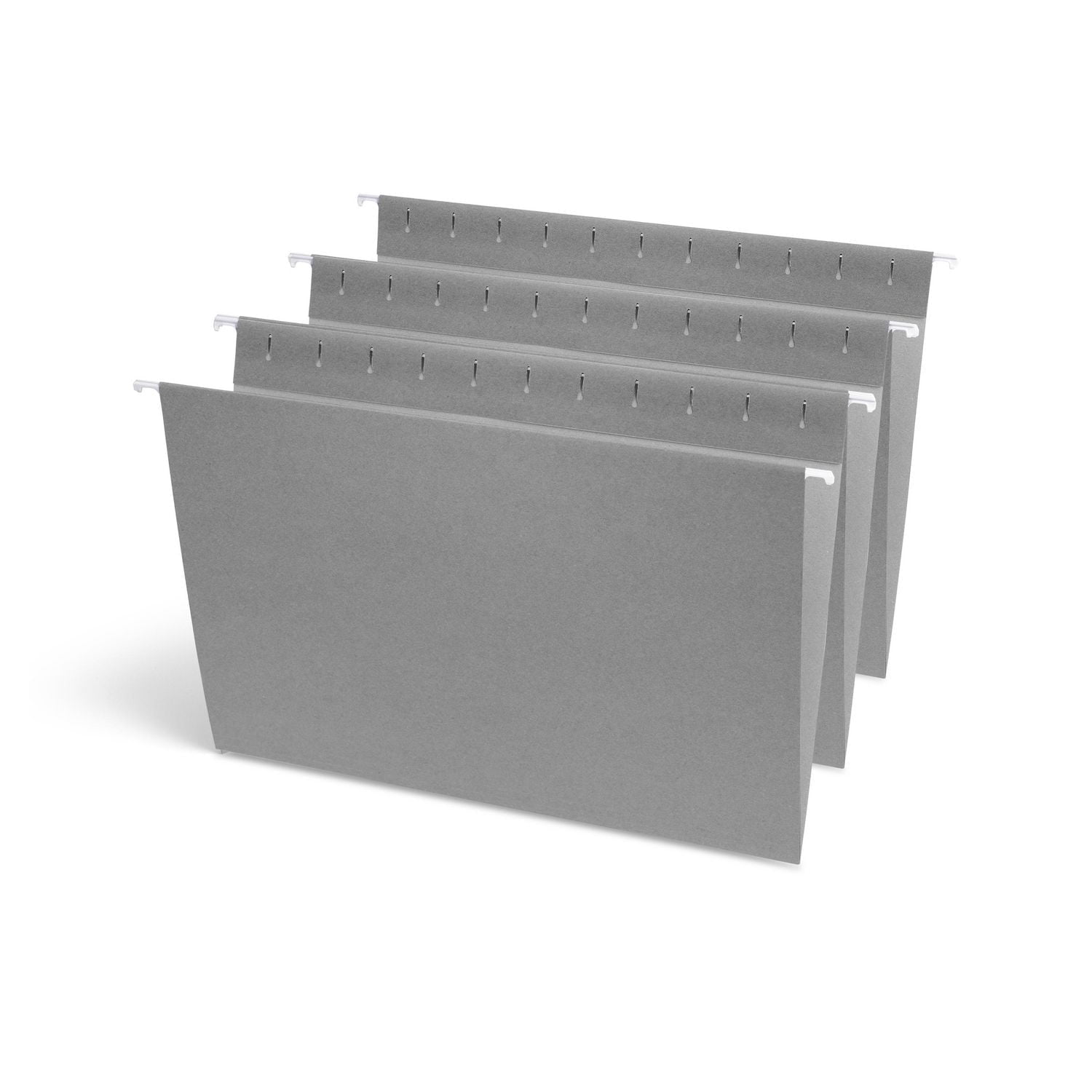 Continental Letter Size Hanging Folders. Gray Colour, 6 Count