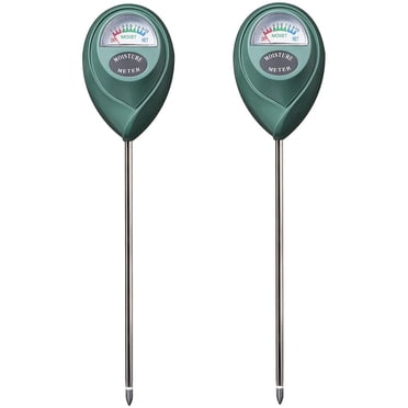 Soil Moisture Test Sensor Meter Water Monitor, Hygrometer for Gardening, Farming Planting,Black,No Batteries Required