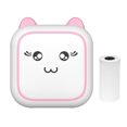 thumbnail image 1 of yeacher Pink C25 Mini Thermal Printer - 2 Inch, 200dpi, Bluetooth/USB, 800mAh Battery, ABS Material, Includes 1 Roll of 57mm Paper, Compact Design for Notes, Lists, and Images, 1 of 7