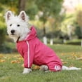 thumbnail image 1 of All Weather Dog Raincoat with Leash Attachment for Outdoor Walking and, 1 of 4