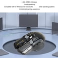 thumbnail image 3 of 3 Mode PC Mouse, Macro Programmable 2.4G Wired  10 Keys Sensitive Gaming Mouse 5 Adjustable DPI with 11 RGB Light for IOS for  White,Yellow,Black, 3 of 7