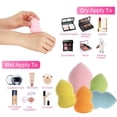 thumbnail image 3 of Makeup Sponge Blender, Foundation Makeup Beauty Sponge for Liquid, 3 of 4