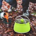thumbnail image 4 of S SERENABLE Collapsible Folding Silicone Cooking Pot Gas Stove Cooker Kitchen Camping Green, 4 of 9