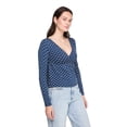 thumbnail image 4 of No Boundaries Women'S Long-Sleeve Babydoll Top, 4 of 6