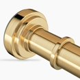 thumbnail image 1 of Gold Shower Curtain Rod 36-68 Inch(3-5.6ft) Never Rust No Drilling Spring Tension Shower Rod, Adjustable Curtain Rod for Bathroom Window Closet, 1 of 11