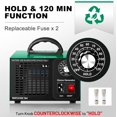 thumbnail image 4 of Ozone Generator 45,000mg/h, Industrial O3 Deodorizer for Areas of 2500 Square Feet - High Capacity Ozone Machine Air Ionizer Odor, 4 of 9