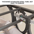 thumbnail image 4 of SLYNSHome 5-Tier Shoe Rack Organizer Metal Shelves for Closet Entry Dorm, Easy Assembly No Tools Needed, Sturdy & Ventilated - Black, 4 of 9
