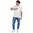 thumbnail image 2 of Atasi Short Kurta Mandarin Collar Tee Solid Short Sleeve Henley Shirt With Pocket, 2 of 7