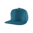 thumbnail image 1 of Top Headwear Flat Bill Adjustable Snapback Cap - Teal, 1 of 2