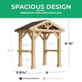 thumbnail image 2 of Yardistry Pavillon de Grillades Meridian, 2 of 8