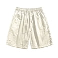 thumbnail image 3 of Mens Shorts, Mens Summer Casual and Comfortable Drawstring Pocket Elastic Waist Shorts, 3 of 4
