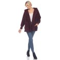 thumbnail image 4 of White Mark Cardigan à Capuchon en Peluche pour Femmes avec Poches, 4 of 6