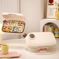 thumbnail image 1 of Portable Pill Organizer and Medication Dispenser | Mini Daily Reminder Case with Compartments | Travel Pill Box for Home and On-The-Go | Secure Storage for Vitamins and Supplements, 1 of 9