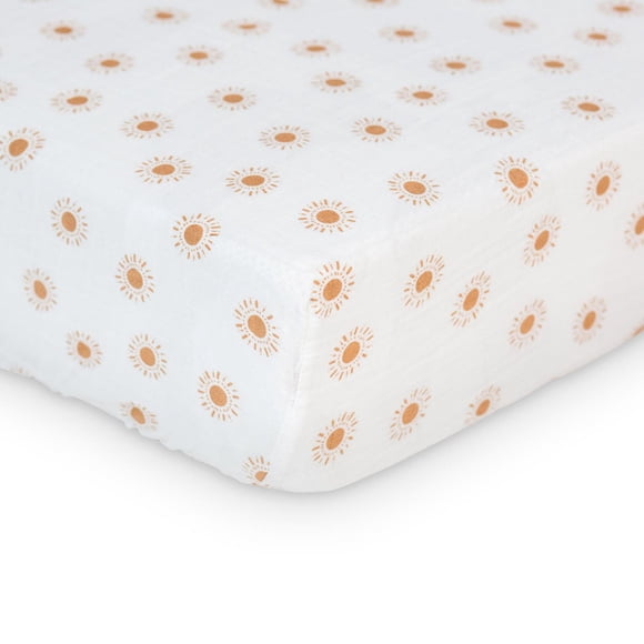 Lulujo - Bébé, nourrisson - Collection Bohème - Drap de lit de bébé en mousseline de coton - Respirant, léger