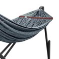 thumbnail image 4 of Tranquillo Hamac Double Universel de 116 Pouces avec Support et Sac Ajustables, Gris, 4 of 12