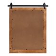 thumbnail image 4 of Kate and Laurel Cates Farmhouse Vertical Mirror with Shelf, 24 x 31, Rustic Brown, Decorative Rustic Wall Mirror with Functional Shelf for Storage and Display, 4 of 9
