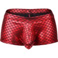 thumbnail image 1 of Fridja Culottes pour Hommes Boxeurs pour Hommes en Similicuir Boxeurs Culottes Charmantes Culottes de Voyage Shorts Portatifs, 1 of 2