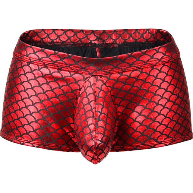 Fridja Culottes pour Hommes Boxeurs pour Hommes en Similicuir Boxeurs Culottes Charmantes Culottes de Voyage Shorts Portatifs