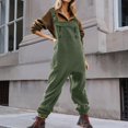thumbnail image 2 of HBFAGFB Jumpsuits for Women Comfortable Warm Overalls Versatile Rompers with Zipper Pocket AG Size M, 2 of 5