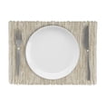 thumbnail image 2 of Fabstyles Shadows Cotton Placemats Set of 4 Machine Washable Thick Rustic Cloth Table Mats Perfect for The Kitchen, Dining, Coffee, Patio, Outdoor Tables, 2 of 3