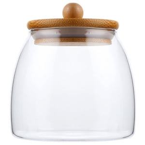 Household Candy Storage Jar Glass Food Storage Container Glass Container with Lid