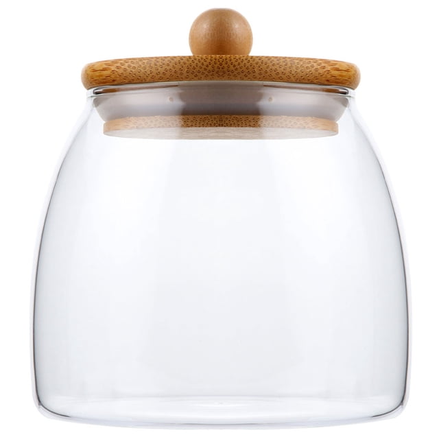 Bocal de Rangement pour Bonbons Ménager Contenant Alimentaire en Verre Contenant en Verre avec Couvercle