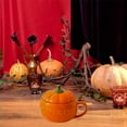 thumbnail image 4 of Chmadoxn Kitchen Storage & Organization, Thanksgiving Day Cute Ceramic Pumpkin Tableware Household Pumpkin Bowl With Lid Microwaveable Halloween Pumpkin Bowl Ceramic Pumpkin Bowl, 4 of 6
