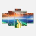 thumbnail image 2 of Green Fort Nepean Road from Helicopter - Landscape Canvas Art Print, 2 of 3