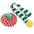 thumbnail image 3 of Pet Scarf Kit, Skin Friendly Easy To Wear Adorable Easy To Clean Dog Hat And Scarf Set  For Christmas For Small Medium Large Dogs For Pet For Cat Dog, 3 of 8