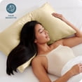 thumbnail image 2 of Bare Home Satin Pillowcase Set - Luxury Pillowcases - Soft and Smooth - Breathable - Envelope Closure - Standard, Champagne, 2 of 8