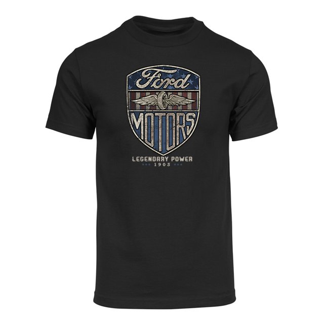 Gravity Trading T-Shirt à Manches Courtes pour Hommes Vintage Motors - Noir - Moyen