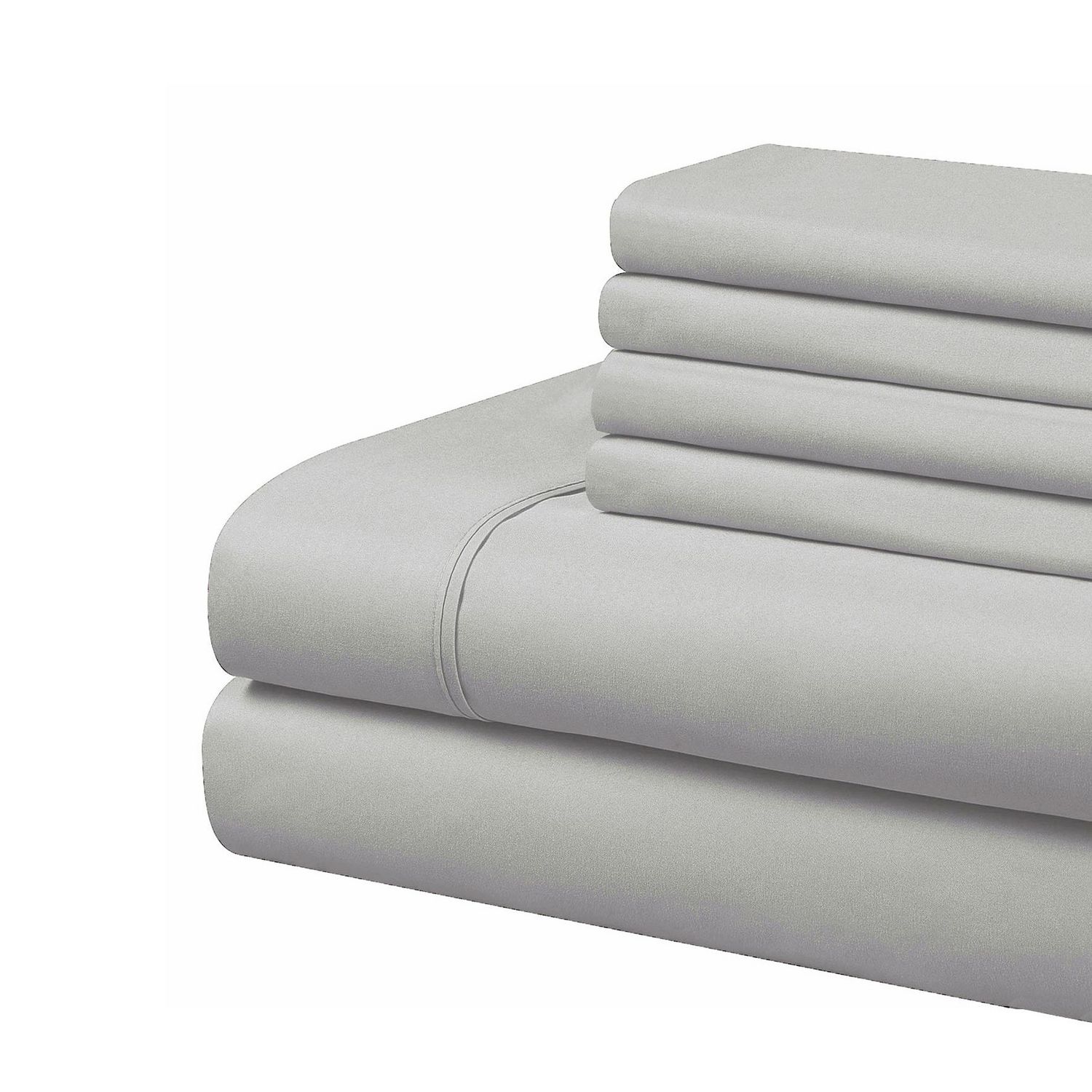 Ensemble de draps en microfibre avec taies d'oreiller en prime