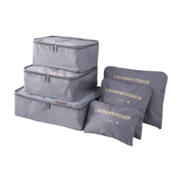 Lksixu Sac de Voyage 6 Pcs Sac de Rangement Multifonctionnel 6 Pcs Bacs de Rangement Organisateurs et Rangement