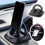 Universal 360 Rotating Mount Holder with Double Sliding for All Smartphones Secure Car Phone Grip