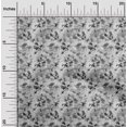 thumbnail image 2 of oneOone Silk Tabby Gray Fabric Abstract Floral Sewing Craft Projects Fabric Prints By Yard 42 Inch Wide, 2 of 5