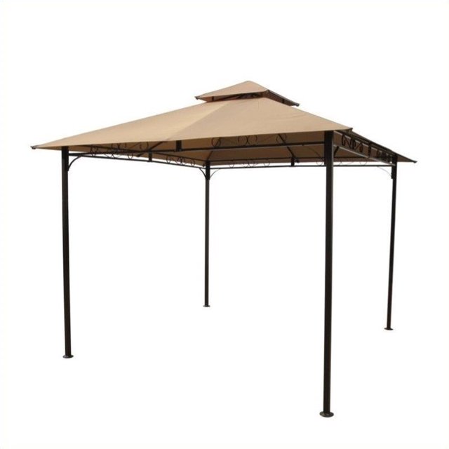 International Caravan Hamilton Gazebo à Baldaquin Extérieur en Kaki