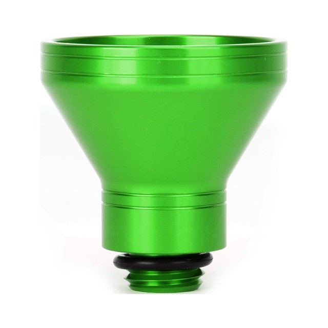 Green Aluminum Oil Filler Funnel 20mm Universal Oil Catch Drain Motorcycle