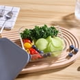 thumbnail image 2 of Mainstays Square Glass Food Storage Container with PE Lid 1.1L, 2 of 8