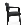 thumbnail image 4 of Lenox Fauteuil d'Appoint pour Réception et Salle d'Attente en Acier / Acier Noir / Gris Foncé, 4 of 5