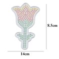 thumbnail image 3 of 8PCS Fuse Beads Board Clear Plastic Fuse Beads Pegboard with Colorful Cards, 3 of 10