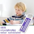 thumbnail image 4 of 3-in-1 10cm Solar Ruler Calculator Multifunctional Large Display Screen Mini Solar Card Ruler Calculator, 4 of 4