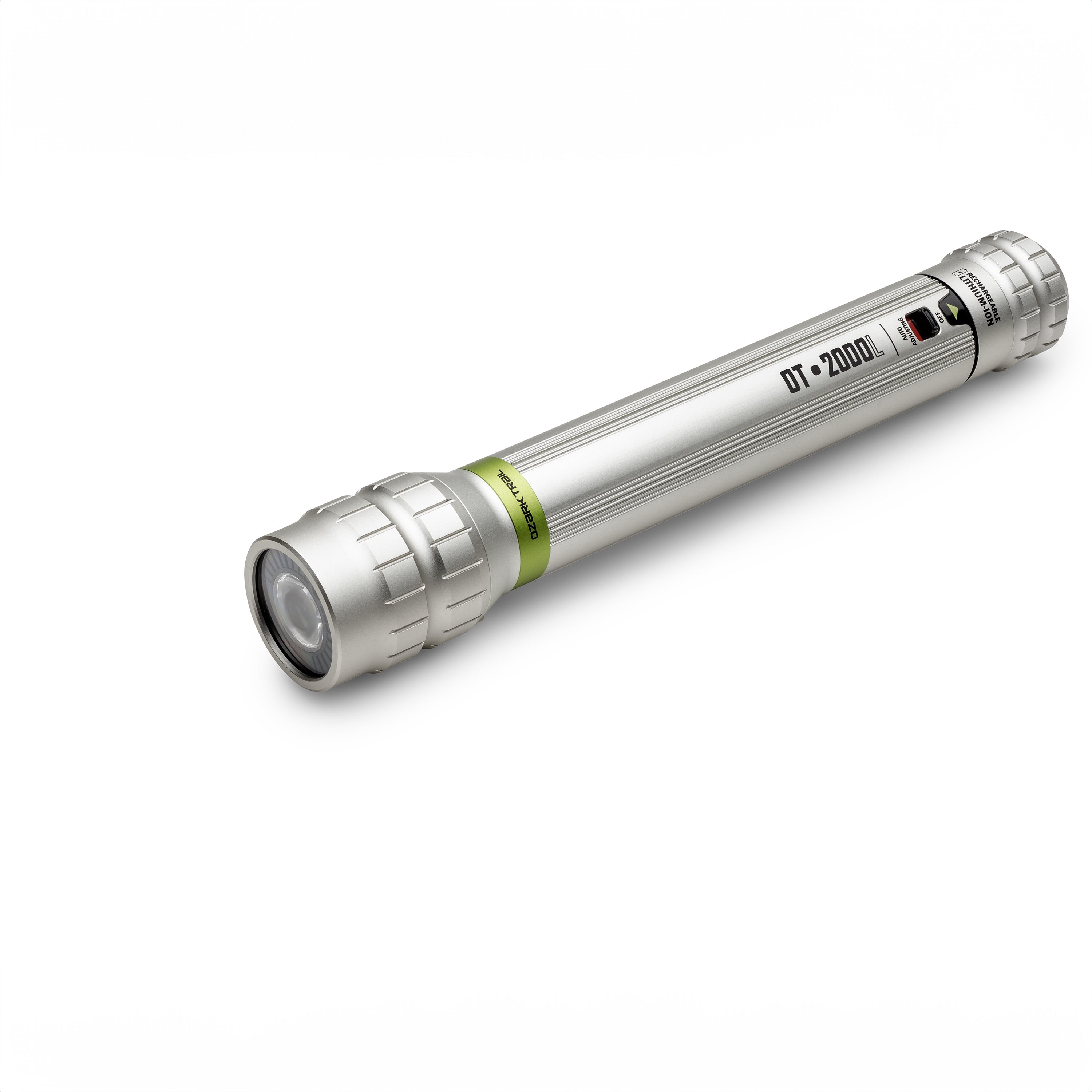 Ozark Trail 2000 Lumen Auto-Dimming LED Rechargeable Flashlight